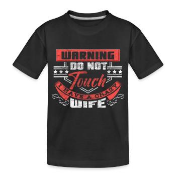 Mariage Mariage Alliance Bague Cadeau Idée Cadeau - T-shirt bio Premium Enfant - noir - Devant