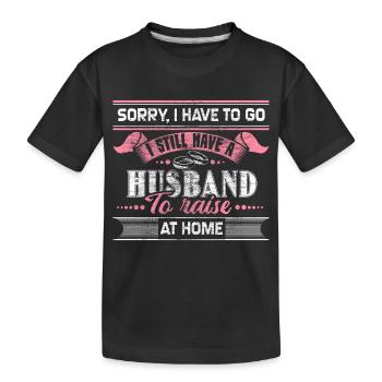 Mariage Mari Mariage - T-shirt bio Premium Enfant - noir - Devant