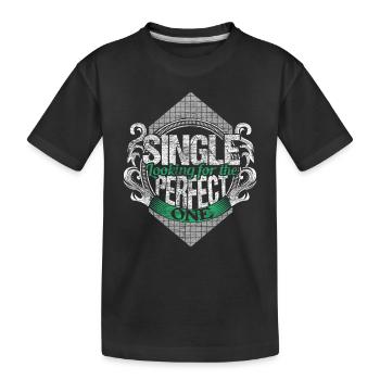 Cadeau de relation de fierté unique - T-shirt bio Premium Enfant - noir - Devant