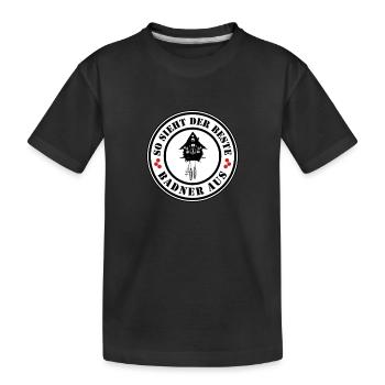 So sieht der allerbeste Badner aus! - Kinder Premium Bio T-Shirt - Schwarz - Vorne