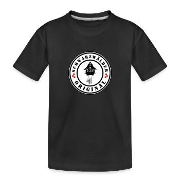 Schwarzwälder Original - Kinder Premium Bio T-Shirt - Schwarz - Vorne