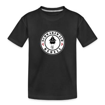 Schwarzwald Rebell - Kinder Premium Bio T-Shirt - Schwarz - Vorne