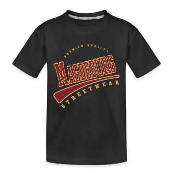 Magdeburg Allemagne College High School Style - T-shirt bio Premium Enfant - noir - Devant