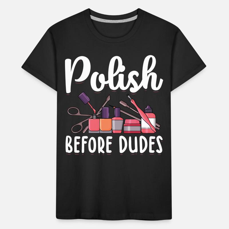 Painted fingernails Kids' Premium Organic T-Shirt