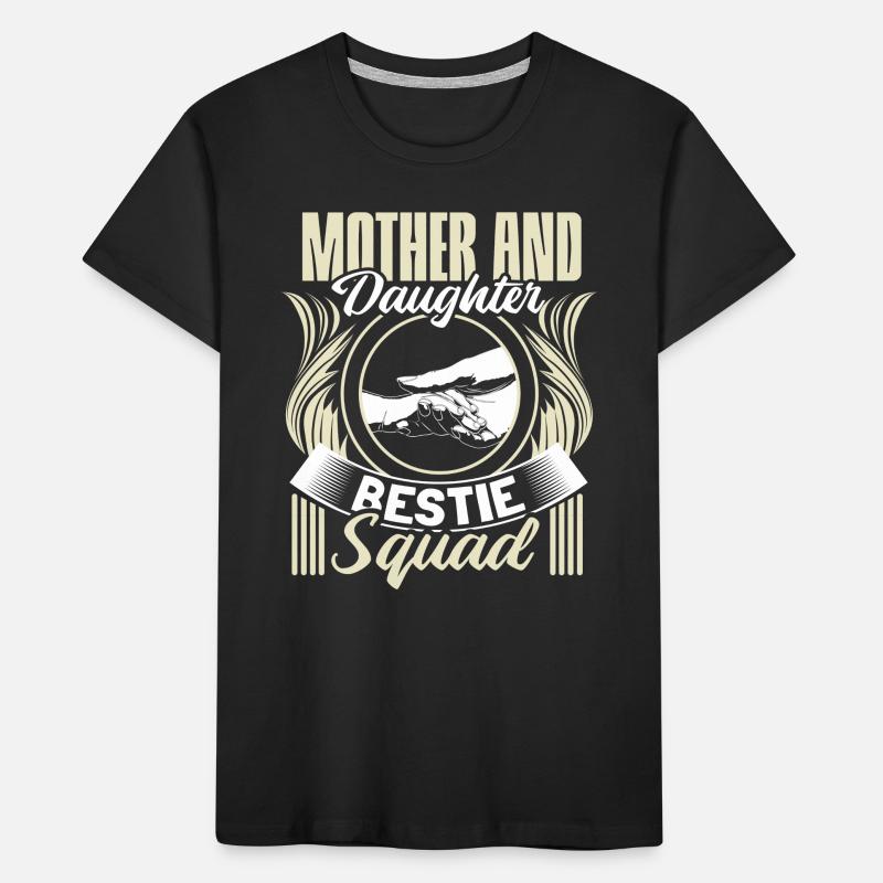 Mutter und Tochter Kindertag Eltern Geschenkidee Kinder Premium Bio T-Shirt