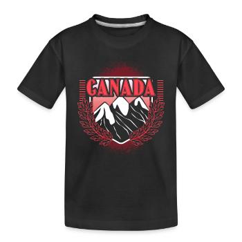 Canada Elk State - T-shirt bio Premium Enfant - noir - Devant