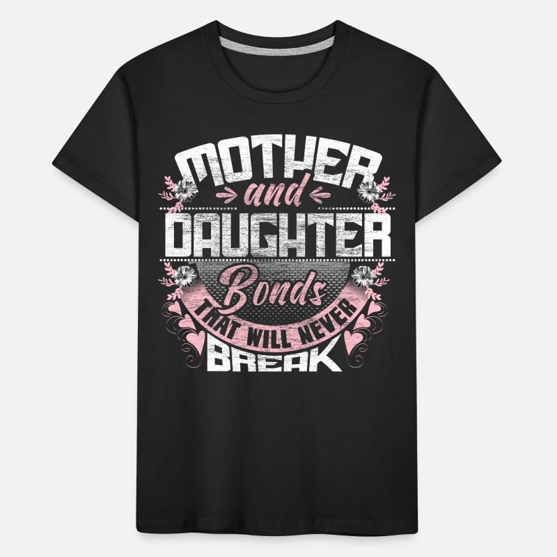 Mutter Tochter Eltern Kinder Premium Bio T-Shirt