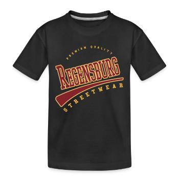 Ratisbonne Allemagne College High School Style - T-shirt bio Premium Enfant - noir - Devant