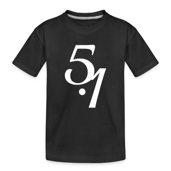 Conception humaine 5/1 Profil - T-shirt bio Premium Enfant - noir - Devant
