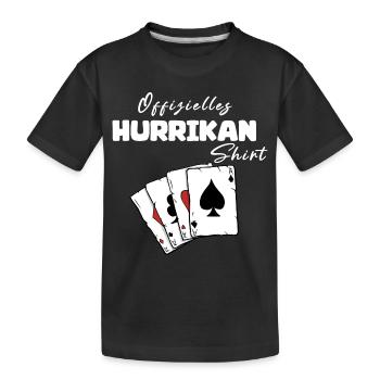 Chemise officielle de l’ouragan - T-shirt bio Premium Enfant - noir - Devant