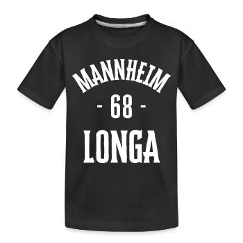 Mannheim 68 Longa - T-shirt bio Premium Enfant - noir - Devant