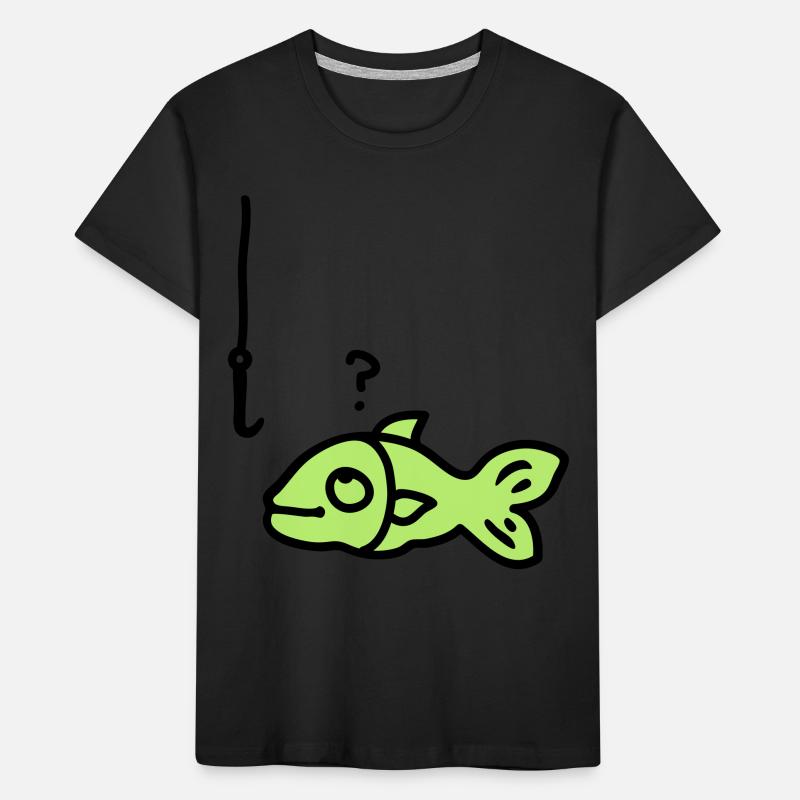 Fish fish hook Kids' Premium Organic T-Shirt