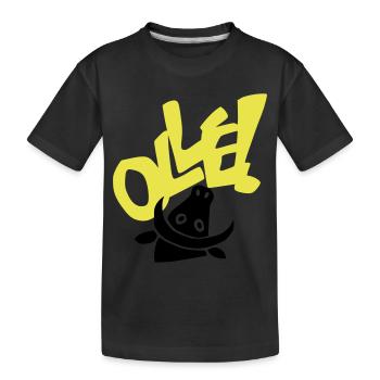 toto olle - T-shirt bio Premium Enfant - noir - Devant