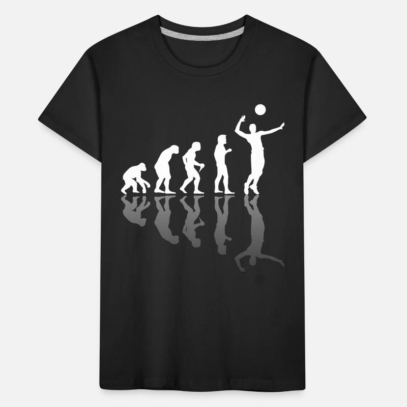 Volley-ball équipe cadeau de beach volley Evolution T-shirt bio Premium Enfant