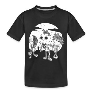 Horror Punks - Kids' Premium Organic T-Shirt - black - Front