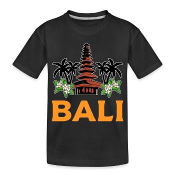 Bali - T-shirt bio Premium Enfant - noir - Devant