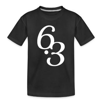 Human Design 6/3 Profil - Kinder Premium Bio T-Shirt - Schwarz - Vorne