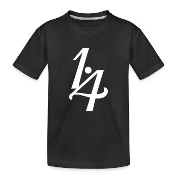 Human Design 1/4 Profil - Kinder Premium Bio T-Shirt - Schwarz - Vorne