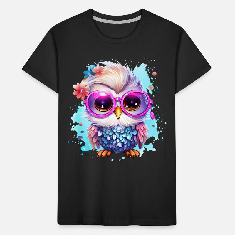 Owl Kids' Premium Organic T-Shirt