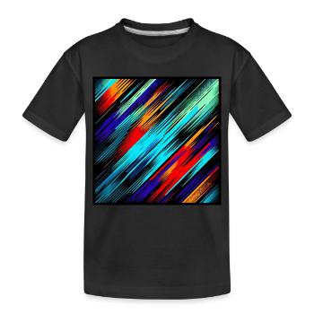 Pulsation sombre - T-shirt bio Premium Enfant - noir - Devant