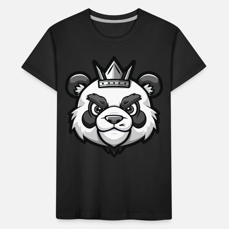 Couronne de panda T-shirt bio Premium Enfant