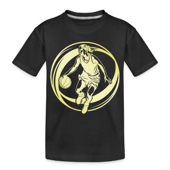 Basketteur Basketteur Basketteur Femme - T-shirt bio Premium Enfant - noir - Devant