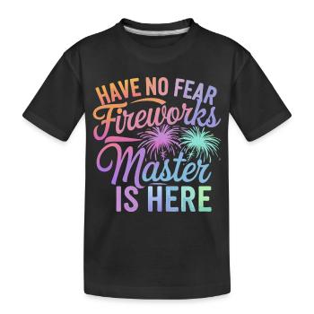 Pyrotechnie Feux d’artifice Pyrotechnie - T-shirt bio Premium Enfant - noir - Devant
