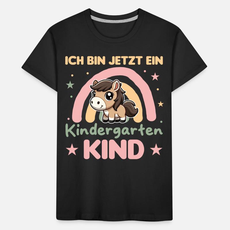 ich bin jetzt ein Kindergartenkind 2025 Kinder Premium Bio T-Shirt