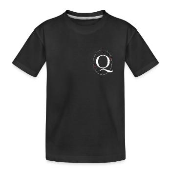 Lettre Q - T-shirt bio Premium Enfant - noir - Devant