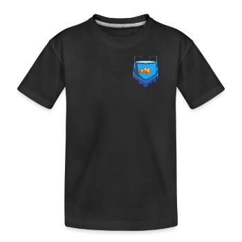 Poisson de poche - T-shirt bio Premium Enfant - noir - Devant
