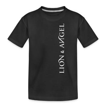 Lion & Angel - Kinder Premium Bio T-Shirt - Schwarz - Vorne