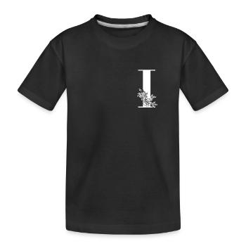 Point (I) - Kids' Premium Organic T-Shirt - black - Front
