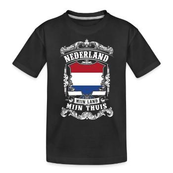 Nederland - Holland - T-shirt bio Premium Enfant - noir - Devant