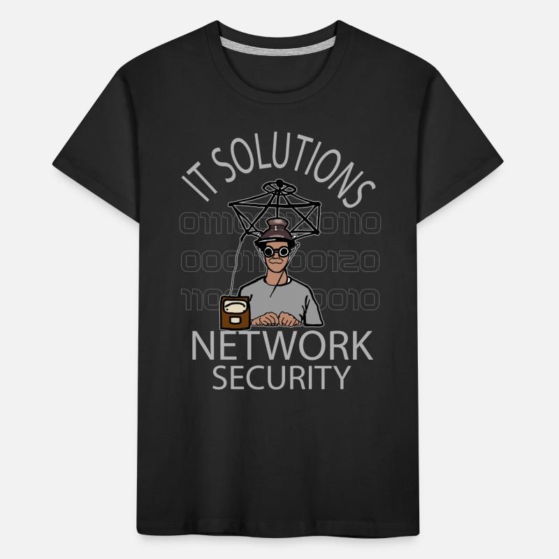 Network Security - IT - Computer - Netzwerk Kinder Premium Bio T-Shirt