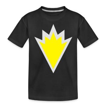 Superted - Kids' Premium Organic T-Shirt - black - Front