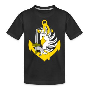 para-marine - T-shirt bio Premium Enfant - noir - Devant
