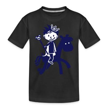 Kleiner Prinz - Little Prince - Kids' Premium Organic T-Shirt - black - Front