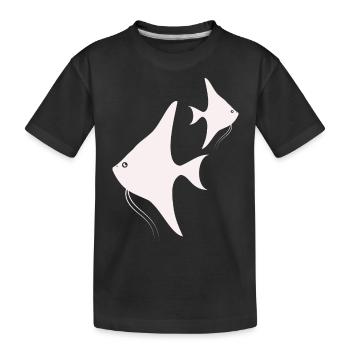 Aquarium de poissons Animal marin Climat Protection de l’environnement - T-shirt bio Premium Enfant - noir - Devant