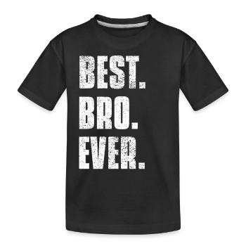 Frère - Meilleur frère - T-shirt bio Premium Enfant - noir - Devant
