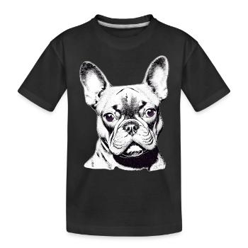 Bulldog Dogs Dog Owner Dog Dog Owner - Kids' Premium Organic T-Shirt - black - Front