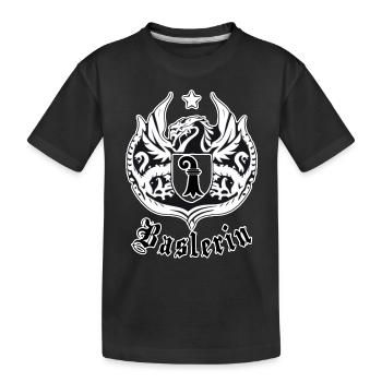 Armoiries de Bâle - T-shirt bio Premium Enfant - noir - Devant