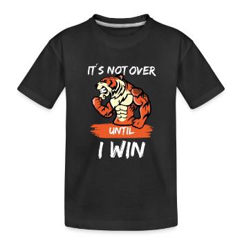 Positive Energy Attitude to Life Challenge - Kids' Premium Organic T-Shirt - black - Front