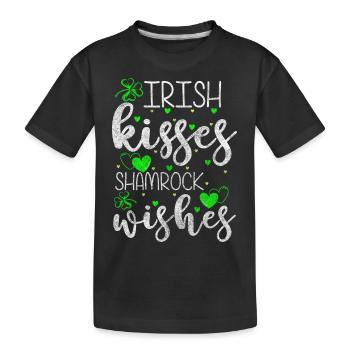 Luck Money Lucky Charm - Kids' Premium Organic T-Shirt - black - Front
