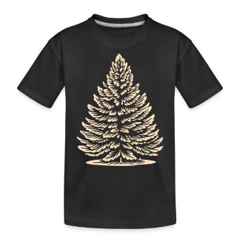 Meilleurs vœux Épinette - T-shirt bio Premium Enfant - noir - Devant