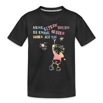 Enfants (Parents-Should-Have-It-Better-Edition) - T-shirt bio Premium Enfant - noir - Devant