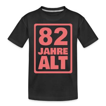 82 - T-shirt bio Premium Enfant - noir - Devant