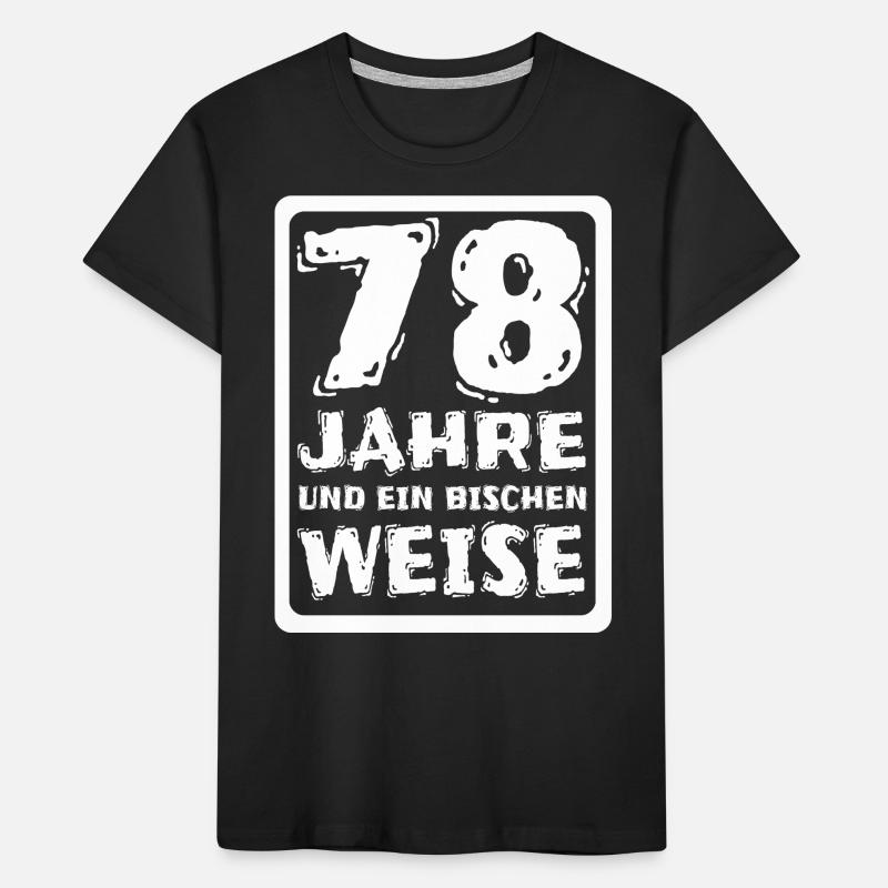 Saggezza 78 Maglietta ecologica premium per bambini