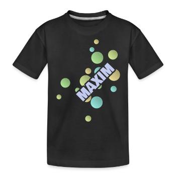 Université des sciences appliquées Maxim - T-shirt bio Premium Enfant - noir - Devant