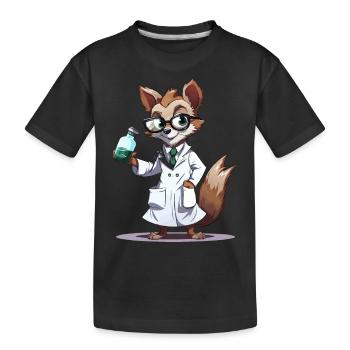 Scientifique Nuttyprof - T-shirt bio Premium Enfant - noir - Devant