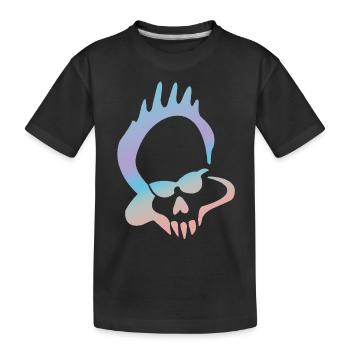 Logo Mansi Venice - Kinder Premium Bio T-Shirt - Schwarz - Vorne